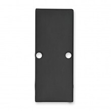 Endkappe Updown10 SCHWARZ inkl. Schrauben für LED Alu-Profil