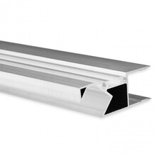 LED Alu-Profil Up Down 2m mit Abdeckung 50x18,5mm für LED Streifen - UpDown04ALU