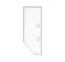 Updown04WEISS LED-Deckenleuchte mit Endkappen und Montageschrauben, 120 cm, 24 V, 18 W, inkl. Befestigungsmaterial, IP20, für LED-Streifen, weiß, 3000K, dimmbar, für moderne Raumbeleuchtung