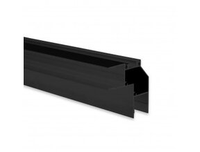 LED Profil Up Down 2m – mit Abdeckung 46x18,5mm – Schwarz – UpDown05
