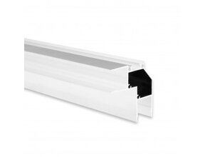 LED Alu-Profil Up Down 2m – 46x18,5mm mit Abdeckung – UpDown05 Weiß