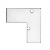 Endkappe für Aluminiumprofil UpDown05ALU mit beiliegender Schraube – Passend für LED-Streifen mit 5 mm Nut, präzise und robuste Montage