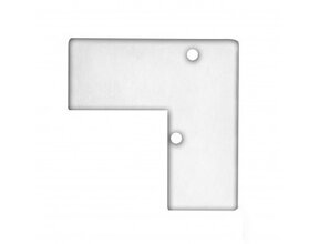 Endkappe UpDown05ALU inkl. Schraube – Aluminiumabschluss für LED-Profile mit 5 mm Nut
