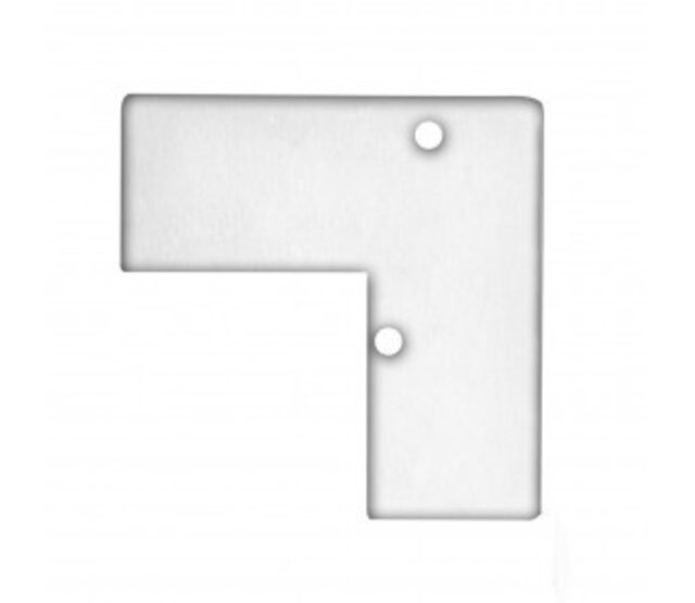 Endkappe für Aluminiumprofil UpDown05ALU mit beiliegender Schraube – Passend für LED-Streifen mit 5 mm Nut, präzise und robuste Montage