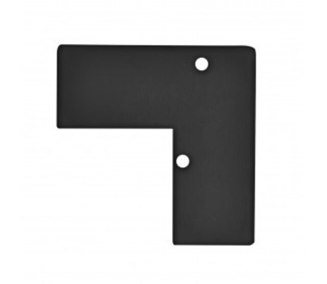 Endkappe für UP/DOWN 05 schwarz LED-Leiste inkl. Montageschraube – 5 mm, passend für LED-Streifen, IP20, 12V/24V, einfache Installation