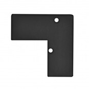 Endkappe für UP/DOWN 05 schwarz LED-Leiste inkl. Montageschraube – 5 mm, passend für LED-Streifen, IP20, 12V/24V, einfache Installation