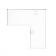 Endkappe UpDown05 Weiß inkl. Schraube für LED-Streifen Profil