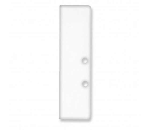 Endkappe inklusive Befestigungsschraube für LED-Aluminiumprofil F6WIT – Passend für LED-Streifen, präzise Montage, robuste Verarbeitung, 6 mm Nutbreite, ideal für Beleuchtungsprojekte