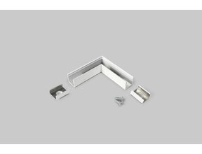 LED Eckprofil weiß – 90° Winkelverbinder für LED Aluprofil SLIM200WEISS, 20 mm breit