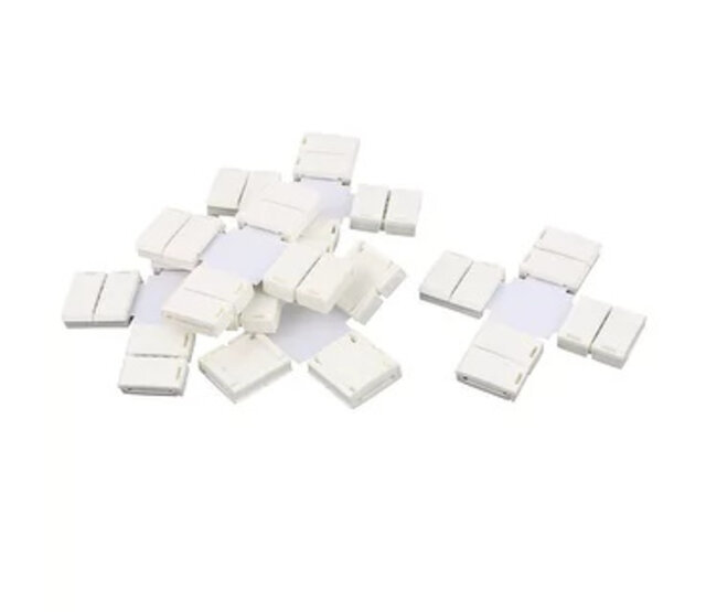 4-Wege-Verbinder für einfarbige LED-Streifen – 10 mm Breite – X-Splitter – Ideal für LED-Beleuchtung – Präzise Anschlusslösung – Technische Komponente für LED-Installationen 4-Wege-Verbinder für einfarbige LED-Streifen – 10 mm Breite – X-Splitter – Ideal für LED-Beleuchtung – Präzise Anschlusslösung – Technische Komponente für LED-Installationen