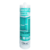 ORAC DecoFix Hydro Power Montagekleber FDP700, 290 ml – Hochleistungskleber für LED-Streifen, Sockelleisten und Dekorprofile, wasserfest, lösemittelfrei, ideal für Innen- und Außenmontage