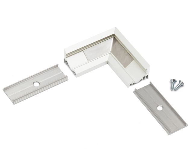 LED-Profil Eckverbinder weiß für C14WIT LED-Aluminiumprofil – Präzise 90°-Winkelverbindung, kompatibel mit LED-Streifen, 14 mm Breite, hochwertiges Aluminium, einfache Montage, ideal für indirekte Beleuchtung LED-Profil Eckverbinder weiß für C14WIT LED-Aluminiumprofil – Präzise 90°-Winkelverbindung, kompatibel mit LED-Streifen, 14 mm Breite, hochwertiges Aluminium, einfache Montage, ideal für indirekte Beleuchtung