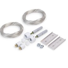 Aufhängesystem für flexibles LED-Profil F12WIT – Weiß