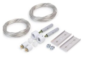 Aufhängesystem für flexibles LED-Profil F12WIT – Weiß