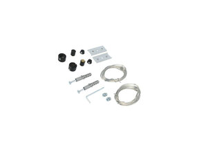 Aufhängesystem für flexibles LED-Profil F12 SCHWARZ – Schwarz