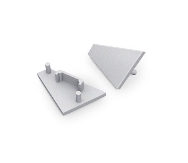 Endkappe für LED-Aluminiumprofil C14ALU ohne Kabeldurchführung – Passend für LED-Streifen, 14 mm Breite, präzise Montage, hochwertige Verarbeitung, ideal für Beleuchtungsprojekte Endkappe für LED-Aluminiumprofil C14ALU ohne Kabeldurchführung – Passend für LED-Streifen, 14 mm Breite, präzise Montage, hochwertige Verarbeitung, ideal für Beleuchtungsprojekte