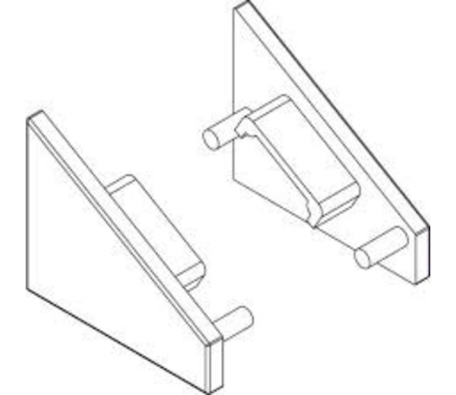 Endkappe für LED-Aluminiumprofil C14ALU ohne Kabeldurchführung – Passend für LED-Streifen, 14 mm Breite, präzise Montage, hochwertige Verarbeitung, ideal für Beleuchtungsprojekte Endkappe für LED-Aluminiumprofil C14ALU ohne Kabeldurchführung – Passend für LED-Streifen, 14 mm Breite, präzise Montage, hochwertige Verarbeitung, ideal für Beleuchtungsprojekte
