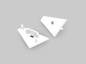 Weißes Endkappen-Set für LED-Eckprofil C14WIT mit Kabeldurchführung – Passend für LED-Streifen, 14 mm Breite, inkl. Montagezubehör, optimale Lichtverteilung, hochwertiges Aluminium, einfache Installation Weißes Endkappen-Set für LED-Eckprofil C14WIT mit Kabeldurchführung – Passend für LED-Streifen, 14 mm Breite, inkl. Montagezubehör, optimale Lichtverteilung, hochwertiges Aluminium, einfache Installation