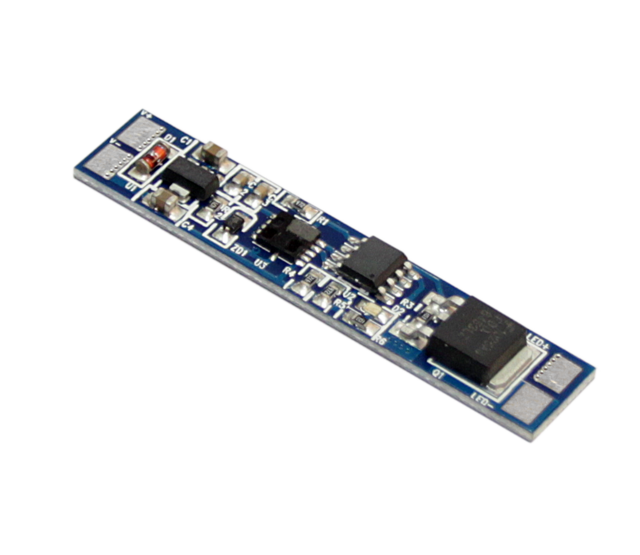 LED-Einbauprofil mit Bewegungssensor WZBLS1 – Aluminiumprofil für LED-Streifen, 24V, IP20, inkl. Diffusor, 1 m Länge, ideal für indirekte Beleuchtung