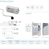 IR-Sensor LED-Schaltkasten-Dimmer mit Infrarot-Fernbedienung – WZB-2-IR für LED-Streifen, 12-24V, 6A, 72W, PWM-Dimmung, Einbau-Schalter, kompatibel mit RGB/LED-Streifen IR-Sensor LED-Schaltkasten-Dimmer mit Infrarot-Fernbedienung – WZB-2-IR für LED-Streifen, 12-24V, 6A, 72W, PWM-Dimmung, Einbau-Schalter, kompatibel mit RGB/LED-Streifen