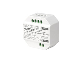 MiBoxer Zigbee TRIAC LED Dimmer TRI-C1ZE – Kabelloser Phasenabschnitt-Dimmer 230V, 200W, kompatibel mit Philips Hue, Amazon Echo