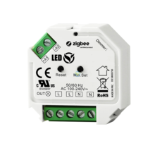 Zigbee-kompatibler drahtloser LED-Dimmer für LED-Streifen – Fase LED Dimmer ZIGBEE9109 – Steuerung per App, max. 150W, 12-24V DC, dimmbar, für smarte Beleuchtungslösungen