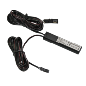 Infrarot LED-Schalter für einfarbige LED-Streifen – WUN-SO1-IR in Schwarz | Kompatibel mit 12V/24V DC, max. 144W, 12A | Einfache Steuerung per IR-Fernbedienung | Ideal für Heimautomation