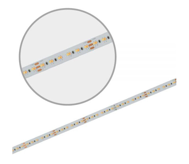LED Streifen Dual White 2700K–6500K, 19,2W, 1730LM, 120 LEDs/m, 12V DC, IP20, 5m – dimmbare Beleuchtung für Innenräume LED Streifen Dual White 2700K–6500K, 19,2W, 1730LM, 120 LEDs/m, 12V DC, IP20, 5m – dimmbare Beleuchtung für Innenräume