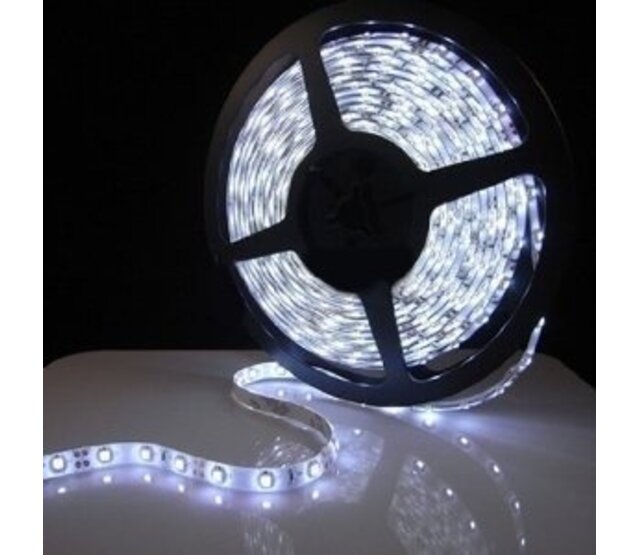 Wasserdichter LED-Streifen 24V 6000K Kaltweiß 12W 1260LM 60LED/m IP65 – 5 Meter für Innen- und Außenbeleuchtung Wasserdichter LED-Streifen 24V 6000K Kaltweiß 12W 1260LM 60LED/m IP65 – 5 Meter für Innen- und Außenbeleuchtung