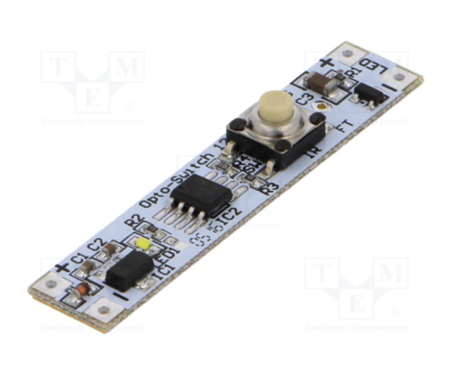 LED-Profil Touch-Sensor für Einbau in C14ALU LED-Profile – 53850000 – Präzise Steuerung für LED-Streifen, inkl. Montagezubehör, 24V DC, IP20, kompatibel mit C14ALU-Profilen, ideal für moderne Beleuchtungslösungen LED-Profil Touch-Sensor für Einbau in C14ALU LED-Profile – 53850000 – Präzise Steuerung für LED-Streifen, inkl. Montagezubehör, 24V DC, IP20, kompatibel mit C14ALU-Profilen, ideal für moderne Beleuchtungslösungen