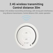 Drahtloser LED-Wanddimmer FUT087 – 12-24V, 4A, 96W, Touch-Bedienung, kompatibel mit einfarbigen LED-Streifen, inklusive Fernbedienung