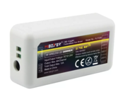 Drahtloses Dimmer-Set mit Aufputz-Wanddimmer – Milight FUT087 Fernbedienung + Controller für LED-Streifen und RGBW-Lampen, 2,4 GHz Funk, max. 1000 W, kompatibel mit Smart-Home-Systemen