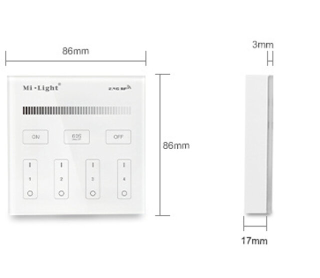 Funkfernbedienung für LED-Beleuchtung: Drahtlose Fernsteuerung für LED-Streifen, RGB-LEDs und dimmbare Leuchten, Reichweite bis zu 20 Meter, kompatibel mit 12V/24V DC, inkl. Montagezubehör – Ideal für Heimautomation und professionelle Anwendungen Funkfernbedienung für LED-Beleuchtung: Drahtlose Fernsteuerung für LED-Streifen, RGB-LEDs und dimmbare Leuchten, Reichweite bis zu 20 Meter, kompatibel mit 12V/24V DC, inkl. Montagezubehör – Ideal für Heimautomation und professionelle Anwendungen
