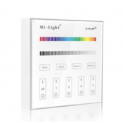 LED Streifen RGB/RGBW/RGBWW Wanddimmer draadlos 4-Zonen – B3 | 24V/12V, 144W max, App-Steuerung, Touch-Bedienung, Smart Home-fähig, dimmbar, 2,4 GHz Funktechnologie LED Streifen RGB/RGBW/RGBWW Wanddimmer draadlos 4-Zonen – B3 | 24V/12V, 144W max, App-Steuerung, Touch-Bedienung, Smart Home-fähig, dimmbar, 2,4 GHz Funktechnologie