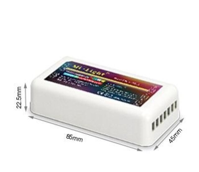 LED Streifen RGB/RGBW/RGBWW Wanddimmer draadlos 4-Zonen – B3 | 24V/12V, 144W max, App-Steuerung, Touch-Bedienung, Smart Home-fähig, dimmbar, 2,4 GHz Funktechnologie LED Streifen RGB/RGBW/RGBWW Wanddimmer draadlos 4-Zonen – B3 | 24V/12V, 144W max, App-Steuerung, Touch-Bedienung, Smart Home-fähig, dimmbar, 2,4 GHz Funktechnologie