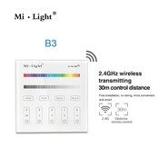 LED Streifen RGB/RGBW/RGBWW Wanddimmer draadlos 4-Zonen – B3 | 24V/12V, 144W max, App-Steuerung, Touch-Bedienung, Smart Home-fähig, dimmbar, 2,4 GHz Funktechnologie LED Streifen RGB/RGBW/RGBWW Wanddimmer draadlos 4-Zonen – B3 | 24V/12V, 144W max, App-Steuerung, Touch-Bedienung, Smart Home-fähig, dimmbar, 2,4 GHz Funktechnologie