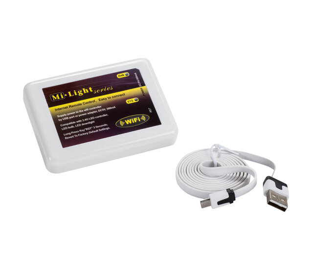 MIBOXER WLAN LED Modul – Drahtloser LED Controller für RGB, RGBW & RGBWW LED Streifen 12V/24V, App- und Sprachsteuerung, Smart Home kompatibel mit Alexa & Google Assistant