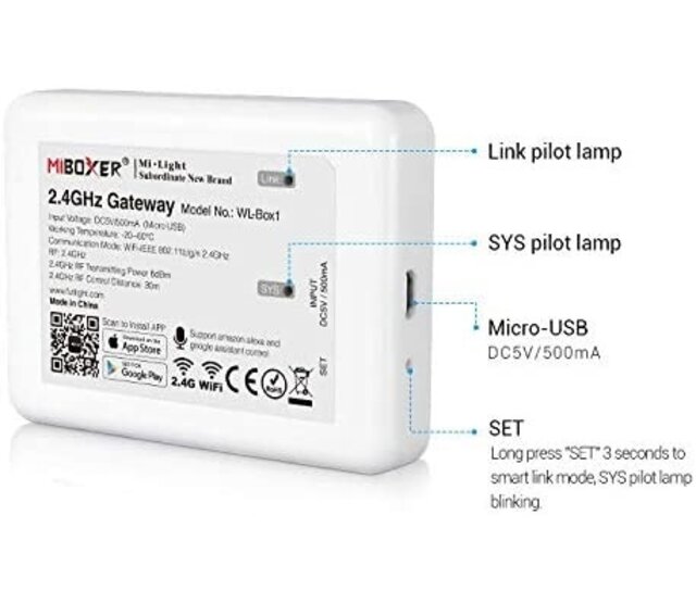 Miboxer WL-Box2 WLAN-Modul für LED-Streifensteuerung – 24V/12V, 4 Kanäle, 15A pro Kanal, App-Steuerung, DMX-Unterstützung, Timerfunktion, kompatibel mit Alexa und Google Home Miboxer WL-Box2 WLAN-Modul für LED-Streifensteuerung – 24V/12V, 4 Kanäle, 15A pro Kanal, App-Steuerung, DMX-Unterstützung, Timerfunktion, kompatibel mit Alexa und Google Home