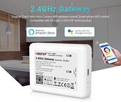 Google Home-kompatibles WLAN LED-Modul – MiBoxer WLAN Controller für LED-Streifen, RGB & RGBW, 12V/24V, 5A, dimmbar, App-Steuerung, Smart Home Integration, 2,4 GHz WLAN