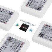Google Home-kompatibles WLAN LED-Modul – MiBoxer WLAN Controller für LED-Streifen, RGB & RGBW, 12V/24V, 5A, dimmbar, App-Steuerung, Smart Home Integration, 2,4 GHz WLAN