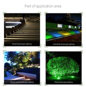 MiLight 6W LED Gartenleuchte 230V FUTC04 – RGB+CCT Außenstrahler mit 420 Lumen, 2000-6500K, Dimmbarkeit, Aluminiumgehäuse, 2 Jahre Garantie