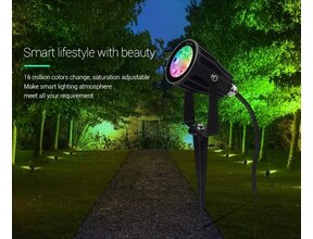 Mi-Light 6W RGBCCT 220V LED Gartenspot Farbwechsel + Dual Weiß