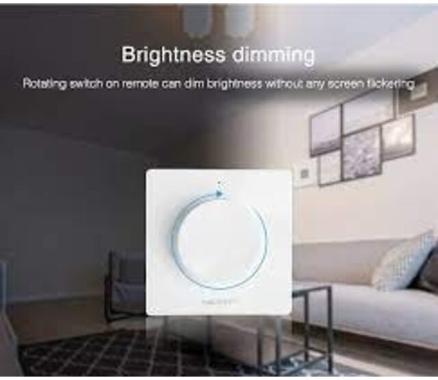 MiBoxer draadloser LED Wanddimmer K1 – Funk-Wanddimmer für LED Streifen, 24V/12V, 144W max., Touch-Bedienung, kompatibel mit Smart-Home-Systemen, einfache Montage, inkl. Fernbedienung MiBoxer draadloser LED Wanddimmer K1 – Funk-Wanddimmer für LED Streifen, 24V/12V, 144W max., Touch-Bedienung, kompatibel mit Smart-Home-Systemen, einfache Montage, inkl. Fernbedienung
