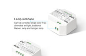 Kabelloser Phasenabschnitt-Dimmer TRI-C1WR für LED-Streifen – 12-24V DC, 6A, 72W, PWM-Steuerung, kompatibel mit 2,4 GHz RF-Fernbedienung, dimmbare LED-Beleuchtung