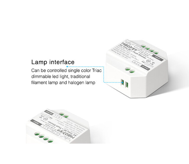 Kabelloser Phasenabschnitt-Dimmer TRI-C1WR für LED-Streifen – 12-24V DC, 6A, 72W, PWM-Steuerung, kompatibel mit 2,4 GHz RF-Fernbedienung, dimmbare LED-Beleuchtung