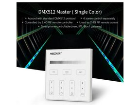 DMX LED Wanddimmer Einfarbig – Drahtloser MIBOXER X1 für LED Streifen, 12-24V, 4A, 96W