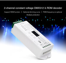 MiBOXER D2-CX DMX-Controller 512 Kanäle, 2-Kanal, 12-24V DC, Steuerung für LED-Streifen, RGBW-LEDs & DMX-Geräte, kompatibel mit DMX512-Protokoll, präzise Lichtsteuerung für Events & Installationen