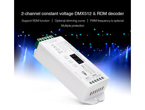 DMX Controller 512 2-Kanal 12-24V MiBOXER D2-CX für LED Streifen