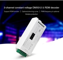 MiBOXER D3-CX DMX-Controller 512 Kanäle, 3-Kanal-Modus, 12-24V DC für LED-Streifen, RGB-LEDs & Beleuchtung, kompatibel mit DMX512-Protokoll, ideal für professionelle Lichtsteuerung