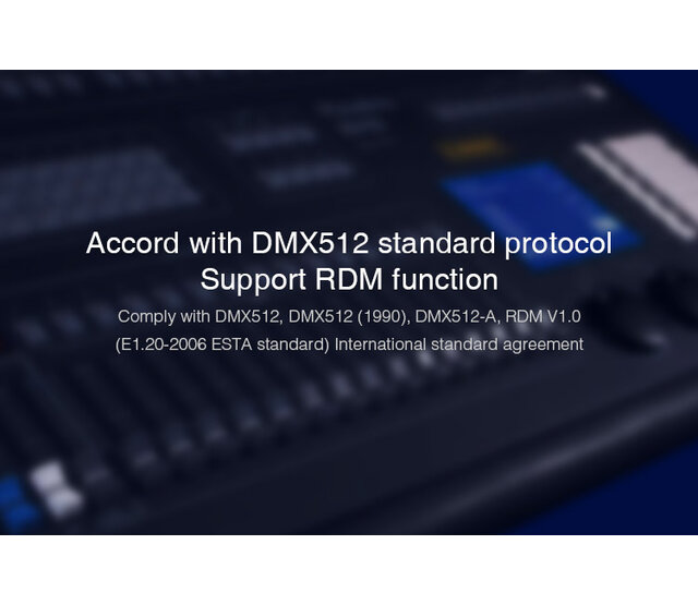MiBOXER D4-CX DMX Controller 512 Kanäle, 4-Kanal Konstantspannung, 12-24V DC, Steuerung für RGBW LED-Streifen, DMX512 & RDM kompatibel, professionelle Lichtsteuerung